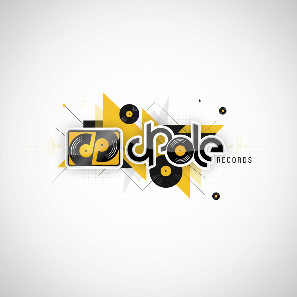 dPole Records redesigned logo artwork